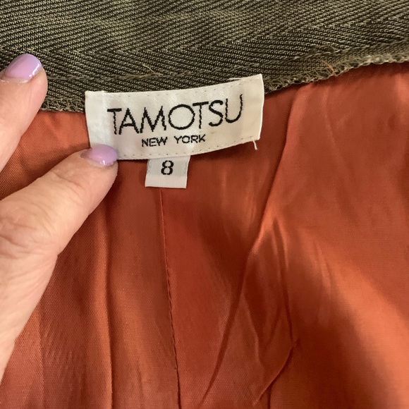 VTG TAMOTSU NY Couture Designer EXEC SKIRT 8 - Picture 2 of 10